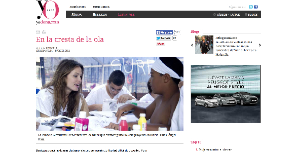 Reportaje en Yo Dona / El Mudo Magazine